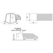 Zadný stan za auto Easy Camp Krossbu II.