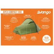 Turistický stan Vango Apex Compact 200