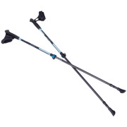 Nordic Walking palice Warg Nordic Carbon Fastlock čierna/modrá black/blue