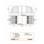 Rodinný stan Vango Tacoma 800XL Package