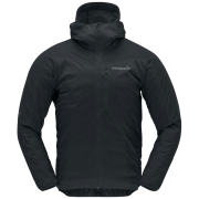 Pánska bunda Norrona falketind aero60 Zip Hood čierna Caviar Black
