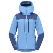 Dámska outdoorová bunda Norrona Trollveggen Gore-Tex Pro Light Jacket svetlomodrá Allure/Vintage Indigo
