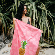 Rýchloschnúci osuška Towee Ananas 80x160 cm  