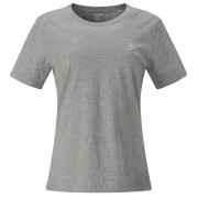 Dámske tričko Norrona /29 cotton viking patch T-shirt sivá Grey Melange