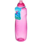 Fľaša Sistema Helix Squeeze Twist ‘n’ Sip 600 ml ružová