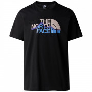 Pánske tričko The North Face M S/S Mountain Line Tee čierna