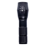 Nabíjacie svietidlo Solight LED Rechargeable Torch čierna LED Rechargeable Torch