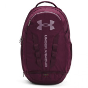 Batoh Under Armour Hustle 5.0 Backpack vínová Dark Maroon / Green Screen / Misty Purple
