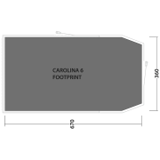 Podložka pod stan Outwell Footprint Carolina 6