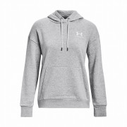 Dámska mikina Under Armour Essential Fleece Hoodie svetlosivá ModGrayLightHeather/White