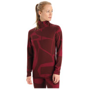 Dámska funkčná mikina Icebreaker 250 Vertex LS Half Zip Fractured Landscapes