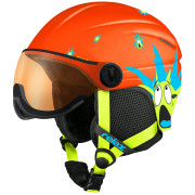 Detská lyžiarska prilba Relax Twister Visor červená red