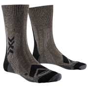 Ponožky X-Socks Hike Perform Merino Crew čierna/hnedá BLACK/CHARCOAL
