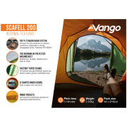 Turistický stan Vango Scafell 200