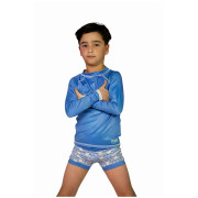 Detské plavky DucKsday Manta Swim Trunk B modrá/biela Blue/Off White