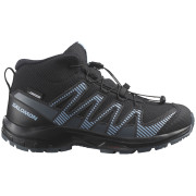 Detské topánky Salomon Xa Pro V8 Mid Waterproof čierna/modrá Black / Neptune. / Alaskan Blue