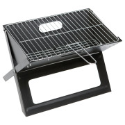 Gril na drevené uhlie Bo-Camp Barbecue Notebook/Fire basket čierna Black