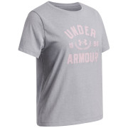Detské funkčné tričko Under Armour UA G Varsity SS Mod Gray Light Heather