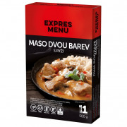 Hotové jedlo Expres menu KM Maso dvou barev s ryžou