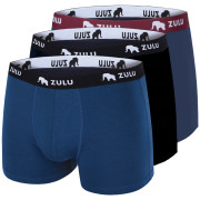 Pánske boxerky Zulu Bambus 210 3-pack mix3 MIX 3 (black/navy/ocean blue)