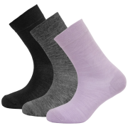 Dámske ponožky Devold Daily Light Woman Sock 3PK fialová ORCHID MIX