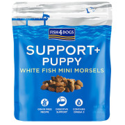 Maškrty pre psov Fish4Dogs Puppy White Fish Morsels Digestion 150g