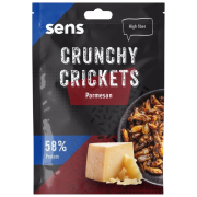 Jedlé cvrčky Sens Chrumkavé & pražené cvrčky - Parmezán 16 g