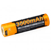 Dobíjacie batérie Fenix 18650 3500 mAh USB Li-ion