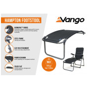 Doplnok Vango Hampton Padded Footstool