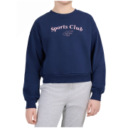 Detská mikina 4F Sweatshirt F2708 Dark Blue tmavomodrá Dark Blue