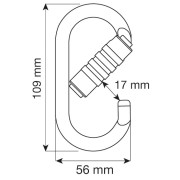 Karabína Camp Oval Pro 3Lock