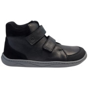 Detské barefoot topánky beBare 3602SA Black čierna BLACK