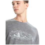 Pánske funkčné tričko Icebreaker Tech Lite II SS Tee Nature Sprint
