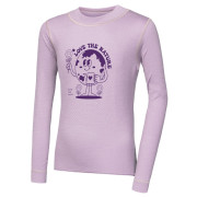 Detské funkčné tričko Sensor Merino DF Planet Mystic Violet svetloružová Mystic Violet