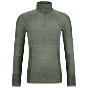 Dámske funkčné tričko Ortovox 230 Competition Zip Neck W sivá arctic grey