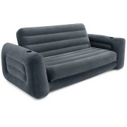Nafukovacie kreslo Intex Pull-out Sofa tmavosivá grey