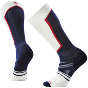 Lyžiarske ponožky Smartwool Ski Full Cushion OTC Socks modrá/biela DEEP NAVY