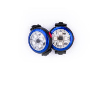 Svetlo pre psa Curli Luumi Safety LED Lights rechargeable modrá blue