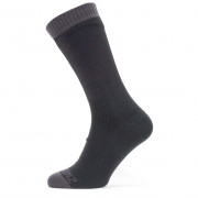 Nepremokavé ponožky SealSkinz Wiveton čierna/sivá