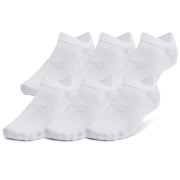 Ponožky Under Armour Essential No Show 6pk biela wht