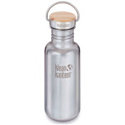 Nerezová fľaša Klean Kanteen Reflect w/Bamboo Cap 532 ml strieborná MirroredStainless