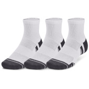 Sada ponožiek Under Armour Performance Tech 3pk Qtr biela White / White / Jet Gray