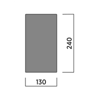 Podlaha ku stanu Easy Camp Rosebay Universal Carpet 1.3 x 2.4 m