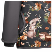 Detská softshellová bunda Unuo Softshell Basic Fleece Vzor