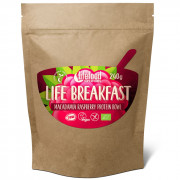 Kaša Lifefood Life Breakfast Bio Raw malinová s makadamiemi