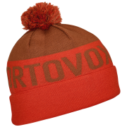 Čiapka Ortovox Bobble Knit Beanie oranžová Hot Orange