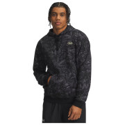 Pánska mikina Under Armour UA Rival Flc Prtd Hoodie čierna Black