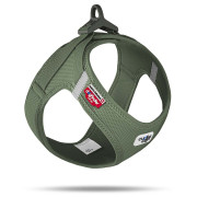 Postroj pre psa Curli Vest Clasp Air-Mesh khaki Moss
