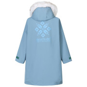 Detský nepremokavý kabát Regatta Junior Waterproof Changing Robe Pro Grey Mirage