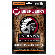 Sušené mäso Indiana Jerky Beef Peppered 90g